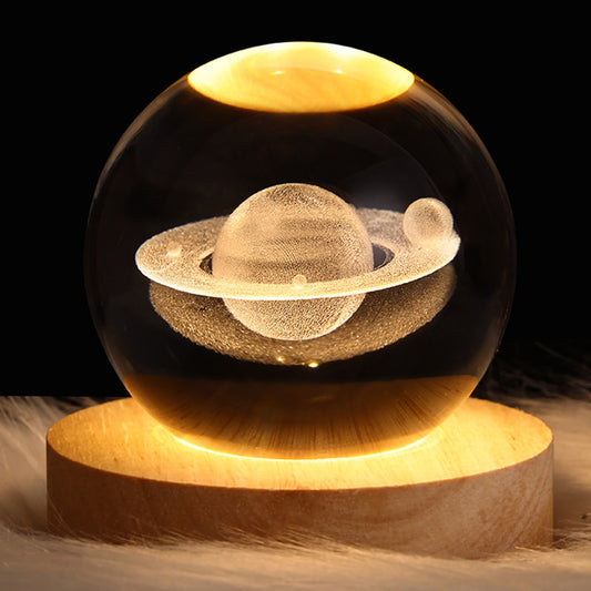 MarvelOrb - 3D Solar System Crystal Ball Lamp