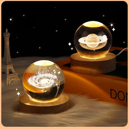 MarvelOrb - 3D Solar System Crystal Ball Lamp